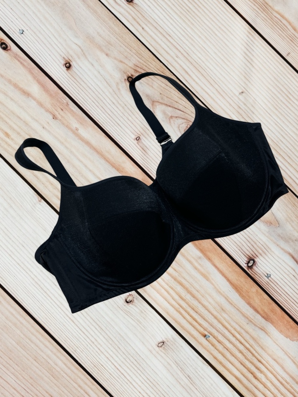 HSIA 44DDD (F) black bra